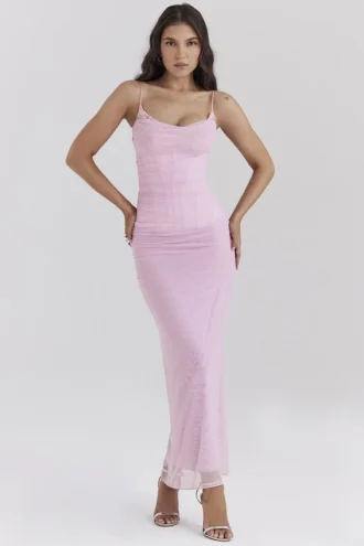 Nalini Cotton Candy korsettklänning